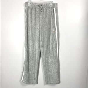 Baby Phat Velour Track Pants with side stripe size Large